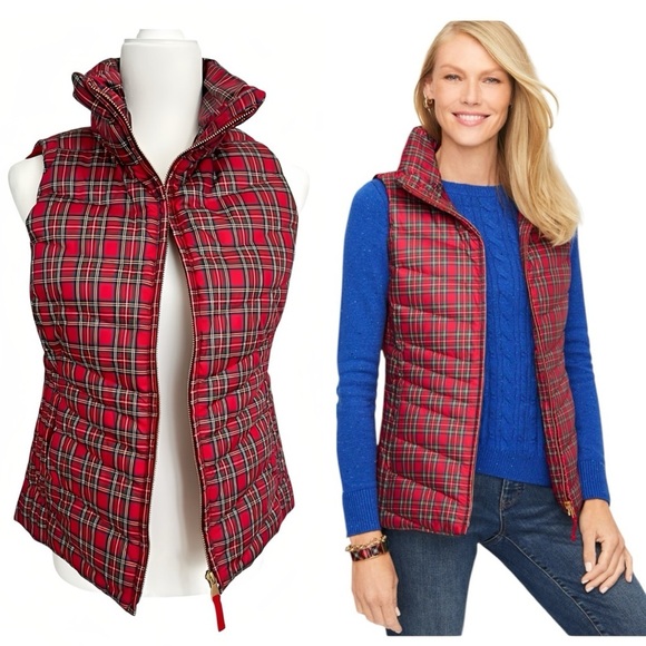 Talbots Jackets & Blazers - Talbots Down-Fill Puffer Vest – Cheerful Plaid – Petite Small
Cozy Lightweight